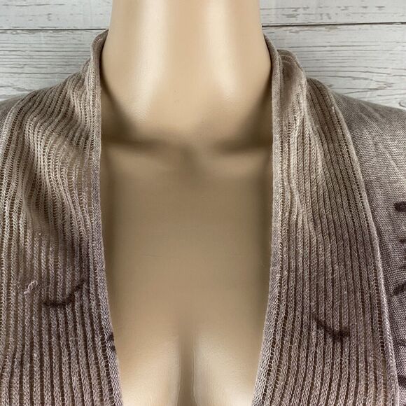 Chico's Size 1 Cardigan African Savanna Elephant Print - Picture 2 of 12